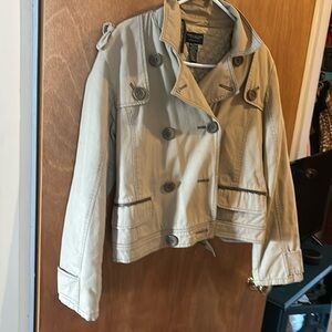 Tan short fall jacket